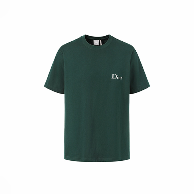 9a+ quality dior chest logo print short sleeve t-shirt